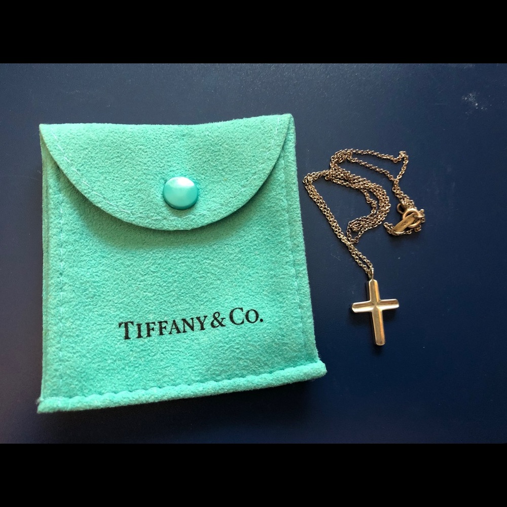 Tiffany cross necklace